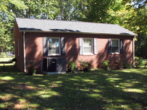 Dan River windows on a brick home